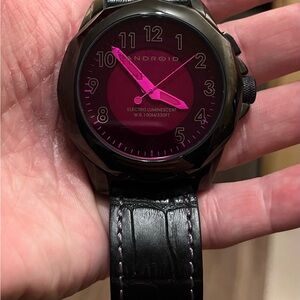 Android AD494 42mm Sport Watch – Burgundy Dial, Quartz, 100m Water Resistant